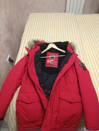 Cappotto uomo Superdry rosso