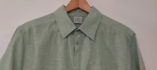 Camisa hombre lino y algodón UP2 FASHION