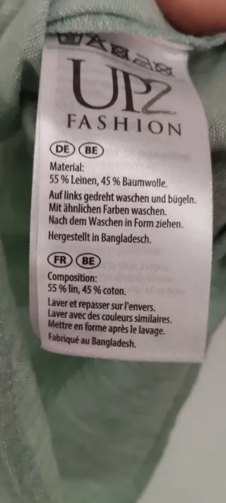 Camisa hombre lino y algodón UP2 FASHION