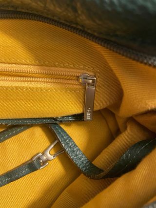 Bolso de piel verde Lupo