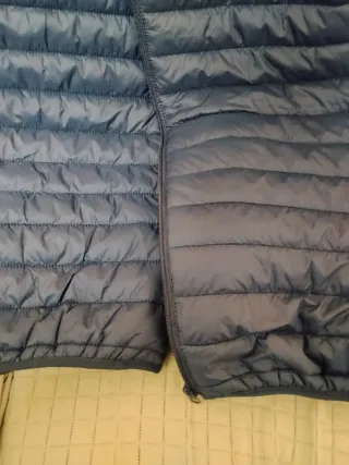 Chaleco acolchado azul talla 8XL