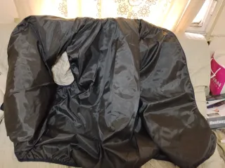 Chaleco acolchado azul talla 8XL