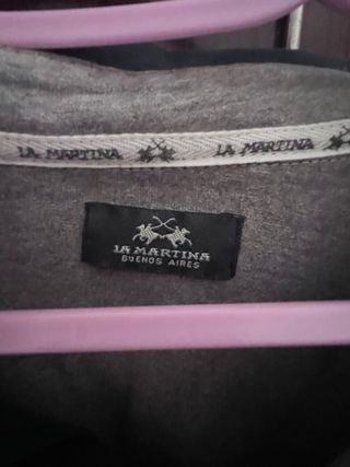 Polo La Martina gris ITALY