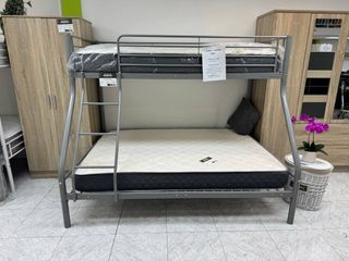 Litera Familiar Madrid - Matrimonio 135 + 90x190.