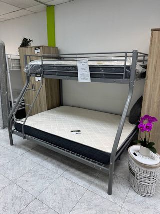 Litera Familiar Madrid - Matrimonio 135 + 90x190.