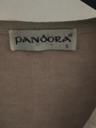 Chaleco PANDORA Beige/Negro Talla S