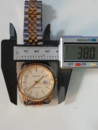 Reloj PREFECT Caballero Cuerda Oro/Plata