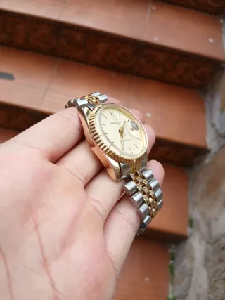 Reloj PREFECT Caballero Cuerda Oro/Plata