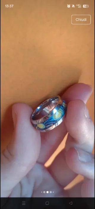 Anello Notte Stellata Van Gogh