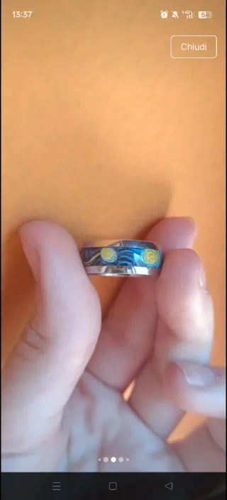 Anello Notte Stellata Van Gogh