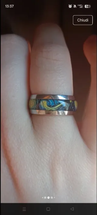 Anello Notte Stellata Van Gogh