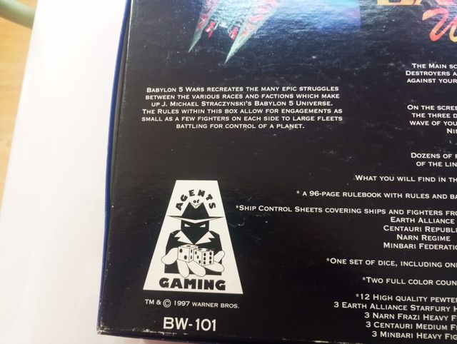 Babylon 5 Wars Juego de mesa wargame