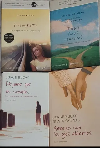 4 libros de autoayuda de Jorge Bucay 20€ los 4.
