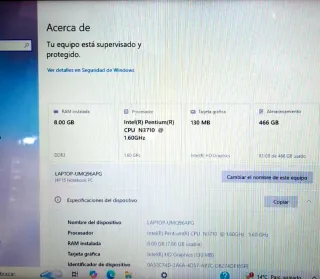 HP NOTEBOOK 15 TACTIL 512GB 8GB RAM