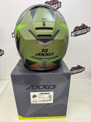 Casco T-XS Modular de Axxis Verde Camuflaje nuevo