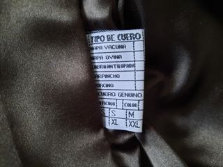 Chaqueta de cuero mujer Emporio Cueros Talla S