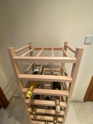 Botellero de madera