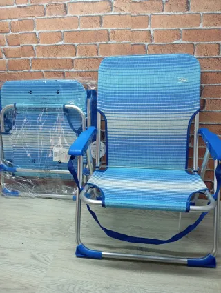 Aktive Pack 2 Sillas Playa Plegables