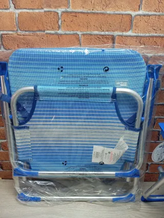 Aktive Pack 2 Sillas Playa Plegables