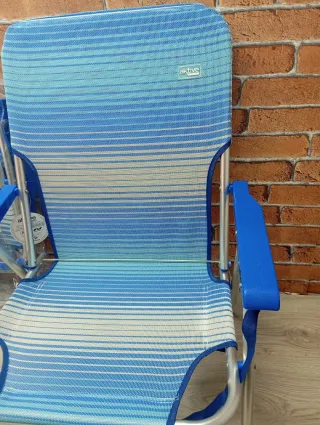 Aktive Pack 2 Sillas Playa Plegables