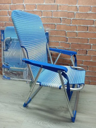 Aktive Pack 2 Sillas Playa Plegables