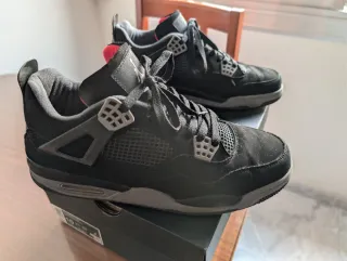 Zapatillas Air Jordan 4 Retro SE Black Canvas