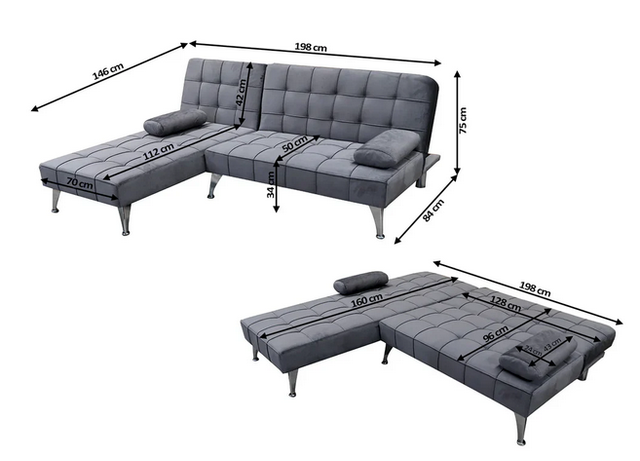 Sofá Cama Chaise Longue