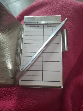 Agenda antigua teléfono