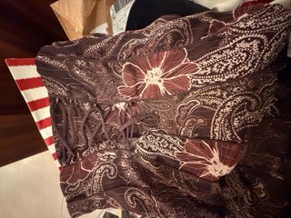 Vestido largo estampado baymo