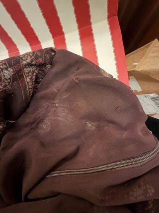 Vestido largo estampado baymo