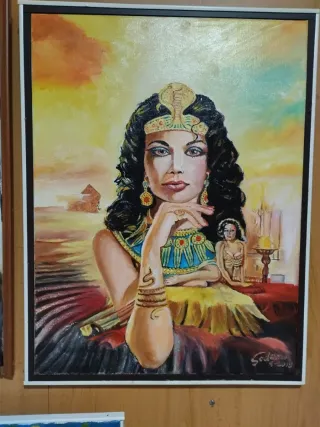 Cuadro al óleo Cleopatra