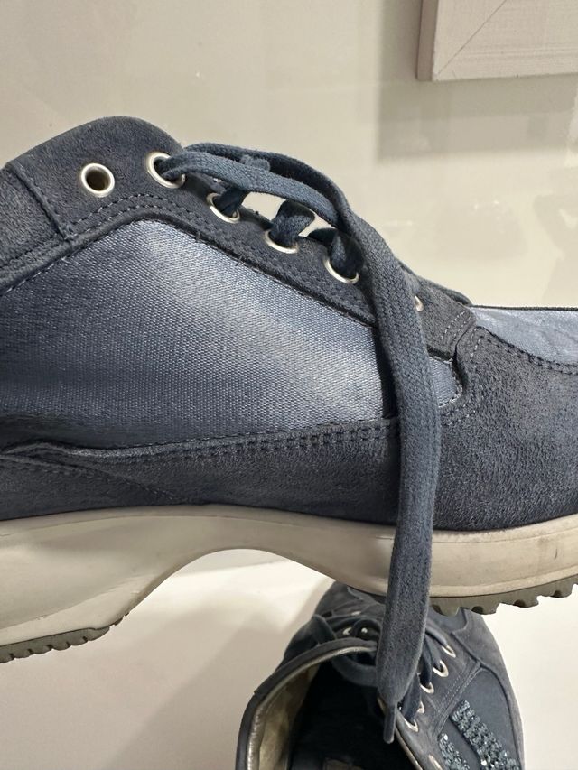 Zapatos Hogan Mujer Talla 37/38 Azul/Gris