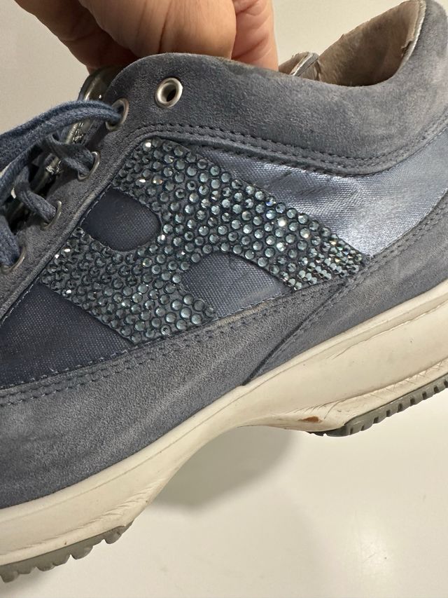 Zapatos Hogan Mujer Talla 37/38 Azul/Gris