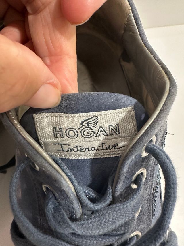 Zapatos Hogan Mujer Talla 37/38 Azul/Gris