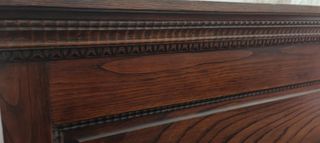 Comedor antiguo madera maciza tallada y original.