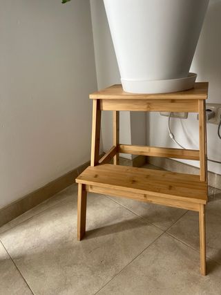 Taburete Escalera Madera Ikea