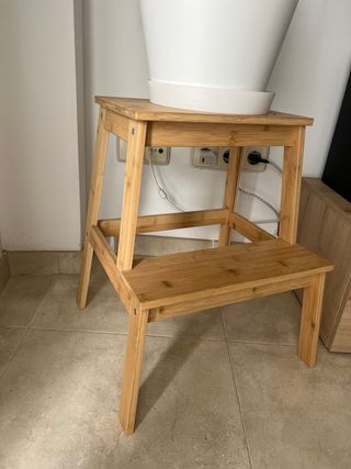 Taburete Escalera Madera Ikea