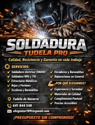 Soldadura Profesional Tudela Pro