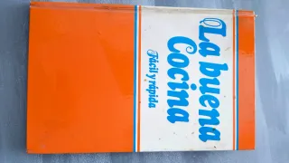 Lote de dos libros vintage de cocina