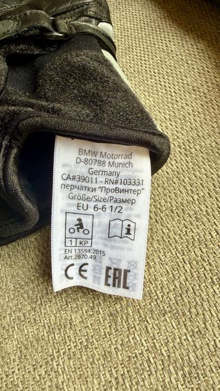 Guantes BMW ProWinter Gore-Tex Talla 6-6.5