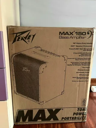 AMPLIFICADOR BAJO PEAVEY MAX-150 PRECINTADO NUEVO