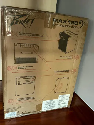 AMPLIFICADOR BAJO PEAVEY MAX-150 PRECINTADO NUEVO