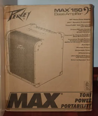 AMPLIFICADOR BAJO PEAVEY MAX-150 PRECINTADO NUEVO