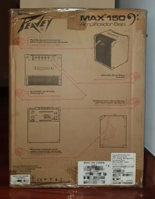 AMPLIFICADOR BAJO PEAVEY MAX-150 PRECINTADO NUEVO