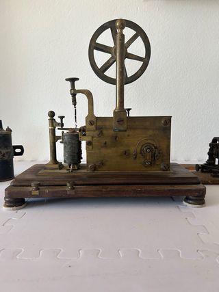 Telégrafo Morse Antiguo 1860-1870 de Breguet