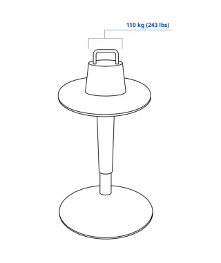 Taburete Ikea regulable Nilserik