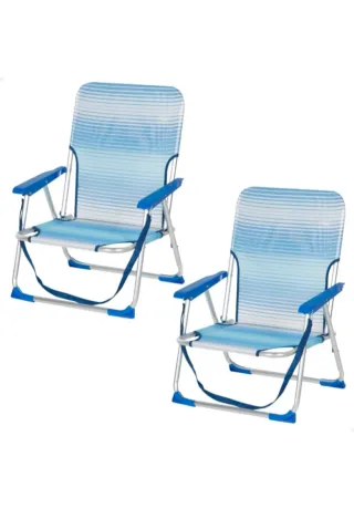 Pack 2 Sillas Playa Plegables AKTIVE