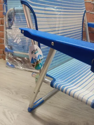 Pack 2 Sillas Playa Plegables AKTIVE