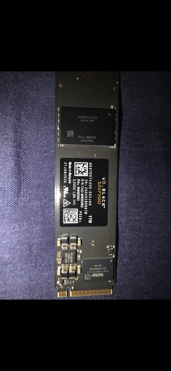 WD Black SN7100 1TB SSD NVMe M.2 afbeelding 2