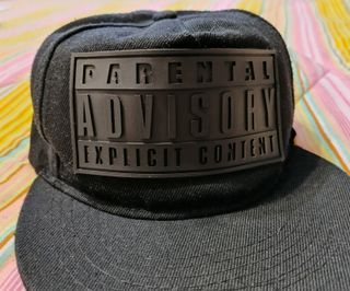 Cappellino 'Parental Advisory' Nero / Tg. One Size